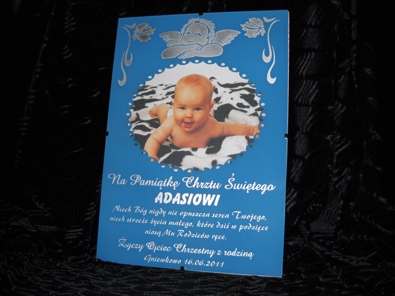ramki antyramy chrzest roczek
