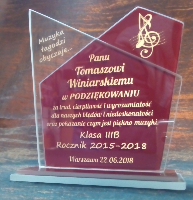 statuetki szkoła, podziękowania dla nauczyciela dla wychowawcy na koniec roku szkolnego