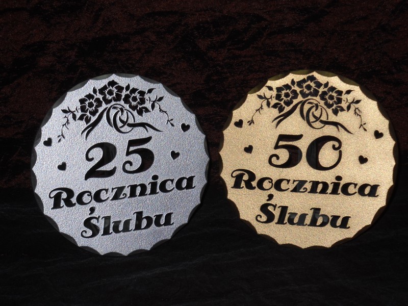 medal, ślub, rocznica ślubu