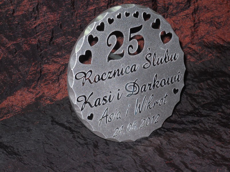 medal, ślub, rocznica ślubu