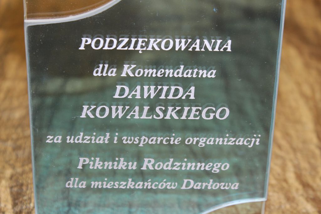Podziękowania, wyróżnienia, jubileusz firmy, gratulacje